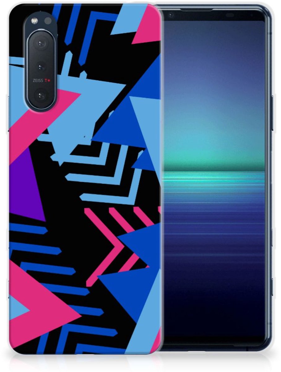 Sony Xperia 5II TPU Hoesje Funky Triangle