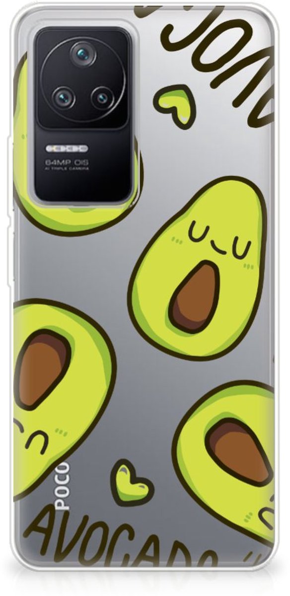 Xiaomi Poco F4 Telefoonhoesje met Naam Avocado Singing