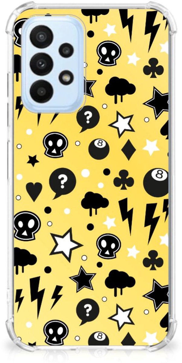 Extreme Case Samsung Galaxy A23 Punk Geel