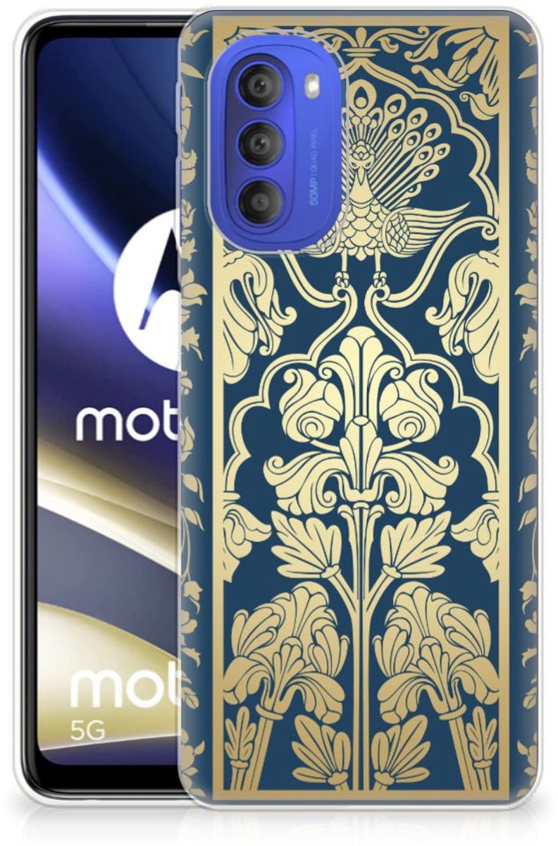 Motorola Moto G51 5G TPU Case Beige Flowers