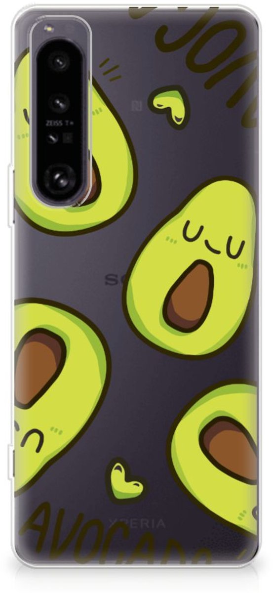 Sony Xperia 1 IV Telefoonhoesje met Naam Avocado Singing