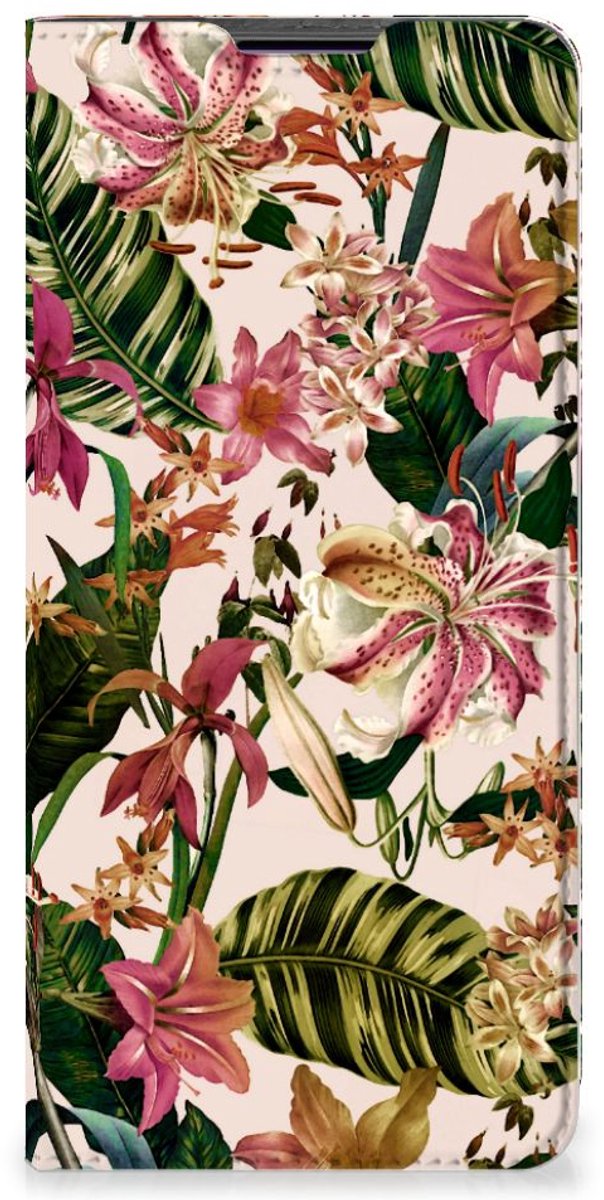 Motorola Edge 30 Pro Smart Cover Flowers
