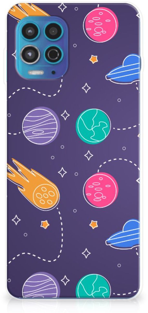 Motorola Moto G100 Silicone Back Cover Space