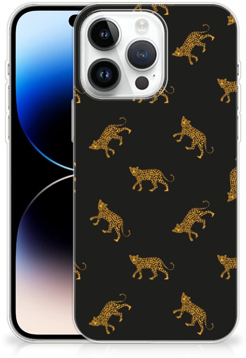 TPU Hoesje voor iPhone 14 Pro Max Leopards