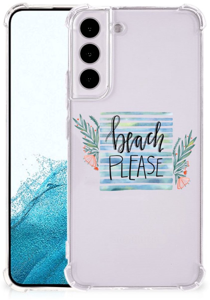 Samsung Galaxy S22 Plus Stevig Bumper Hoesje Boho Beach