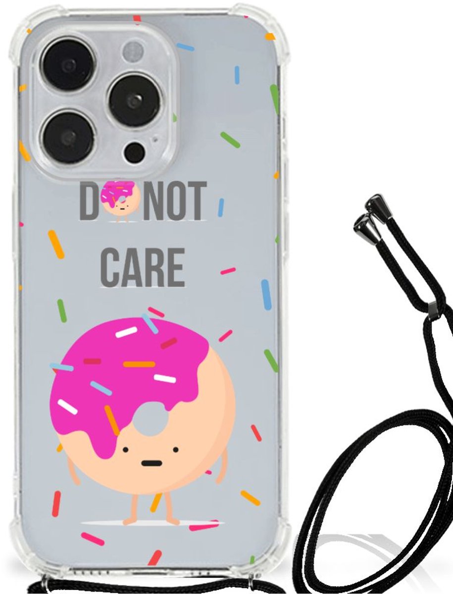 iPhone 14 Pro Beschermhoes Donut Roze