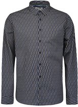 Stijlvol wintershirt met dynamisch all-over patroon