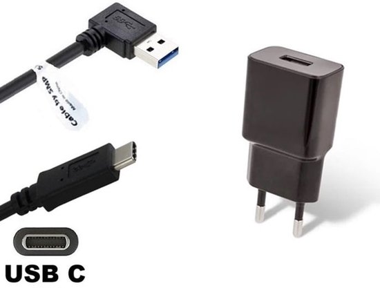 Chargeur OneOne + câble USB C coudé robuste de 0. Adaptateur chargeur universel 2A. compatible avec les liseuses Kobo (Rakuten) Elipsa, Elipsa 2E, Sage, Libra 2, Libra Colour, Clara 2E, Clara Colour, Clara BW - Kindle (Amazon) Scribe