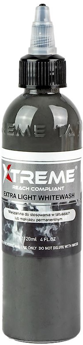 XTreme Ink | X-Light Whitewash 120ml | Wit | Tattoo Inkt