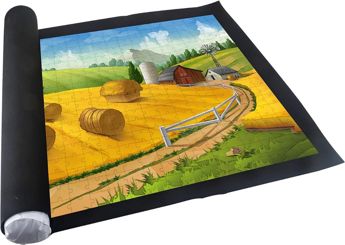 ApexArte® Puzzeltafel - Puzzelmat - Puzzelmap - Puzzelbord - 1500 Stukjes - Zwart