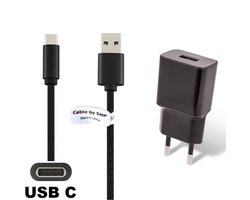 OneOne 2A lader + 1,5m standaard USB C kabel. Oplader adapter past op Samsung Galaxy M07, F07, M17, F17, Z TriFold, Tab A11 / A11+, Tab S11 / S11 Ultra, Tab S5e, Tab S6, Tab S7, Tab S8