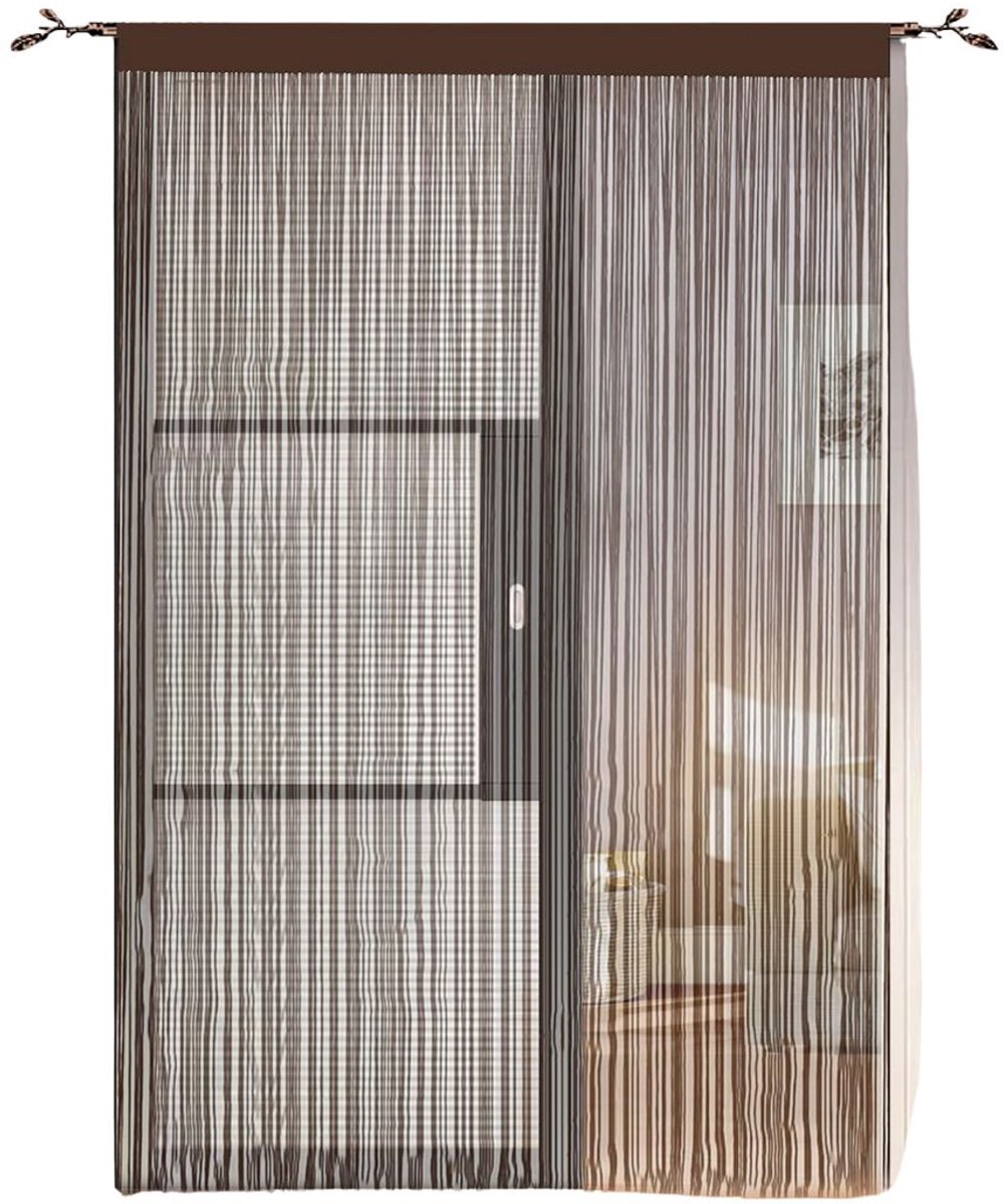VELTRR® Deurgordijn Kralen - Macrame - Bruin