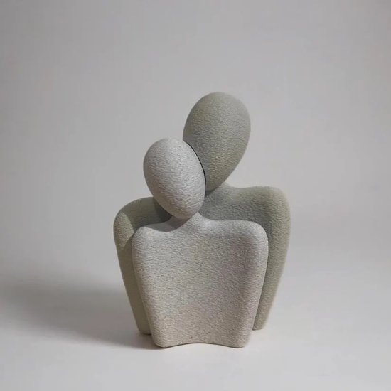 Foto: Minimalist 3d printed couple figurine