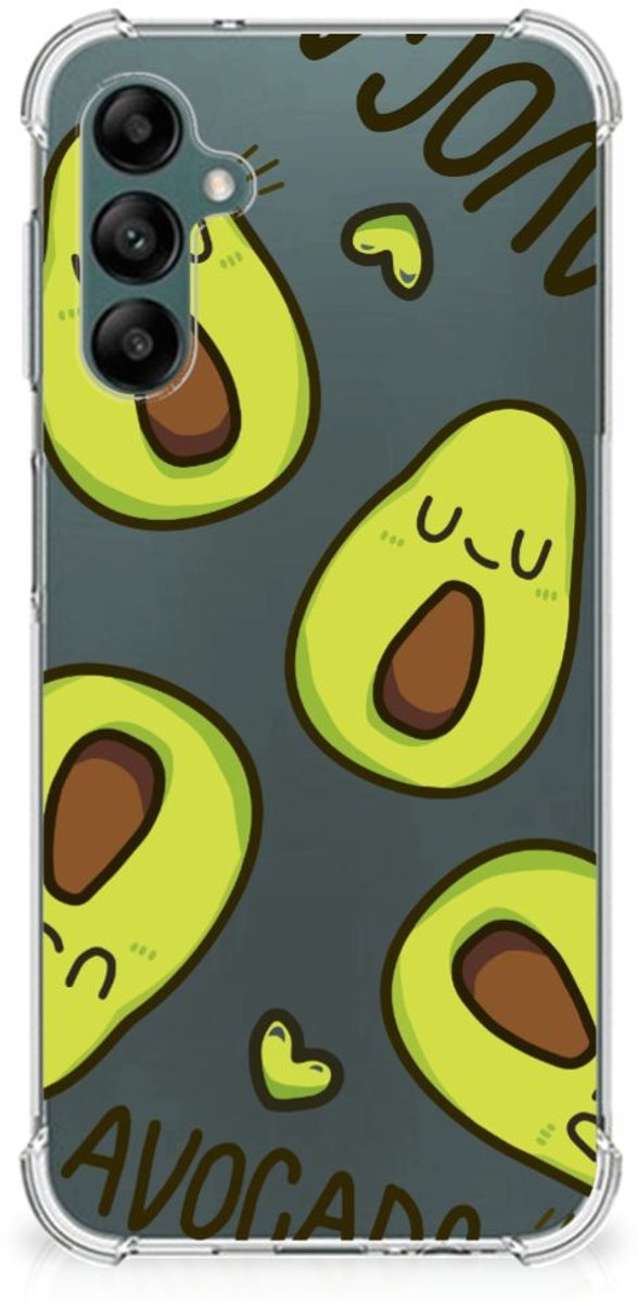 Samsung Galaxy A14 5G/4G Stevig Bumper Hoesje Avocado Singing