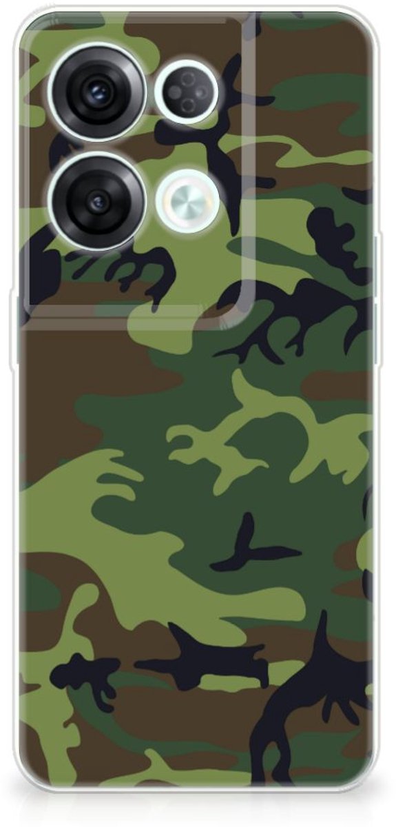 OPPO Reno8 Pro TPU bumper Army Dark