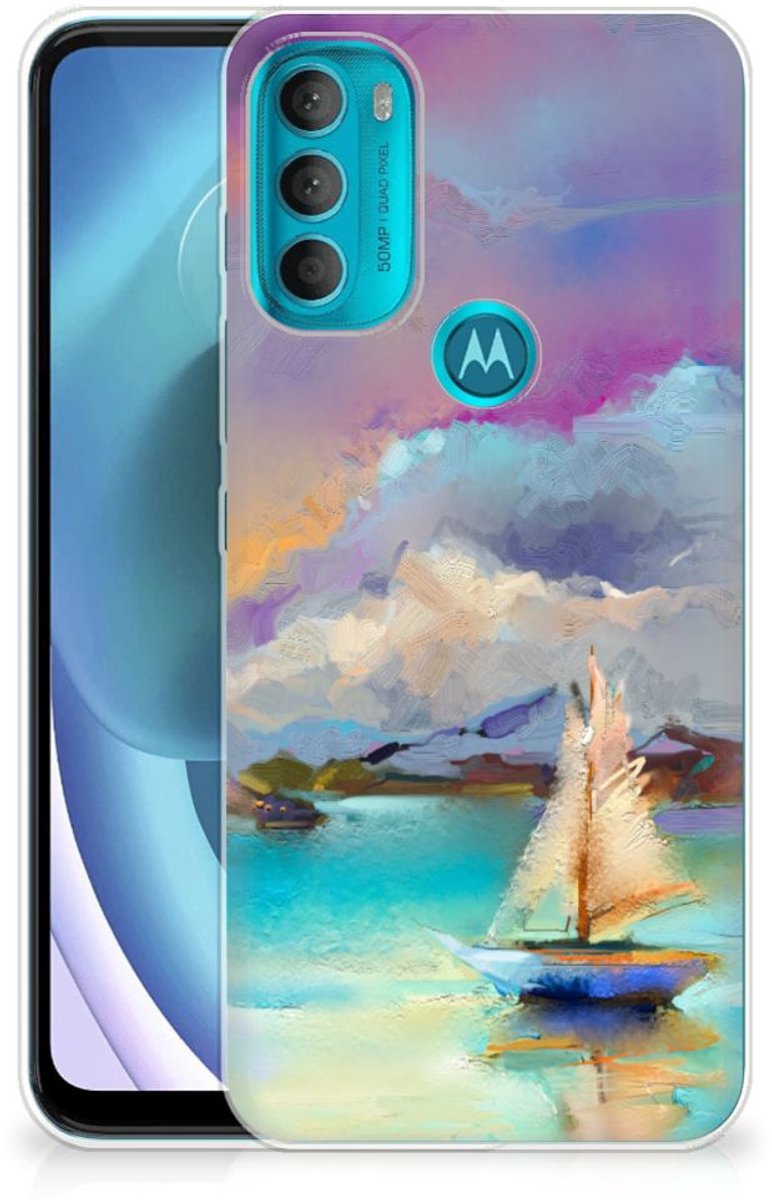 Hoesje maken Motorola Moto G71 5G Boat