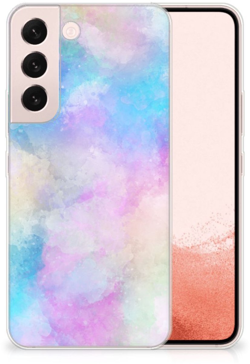Hoesje maken Samsung Galaxy S22 Watercolor Light