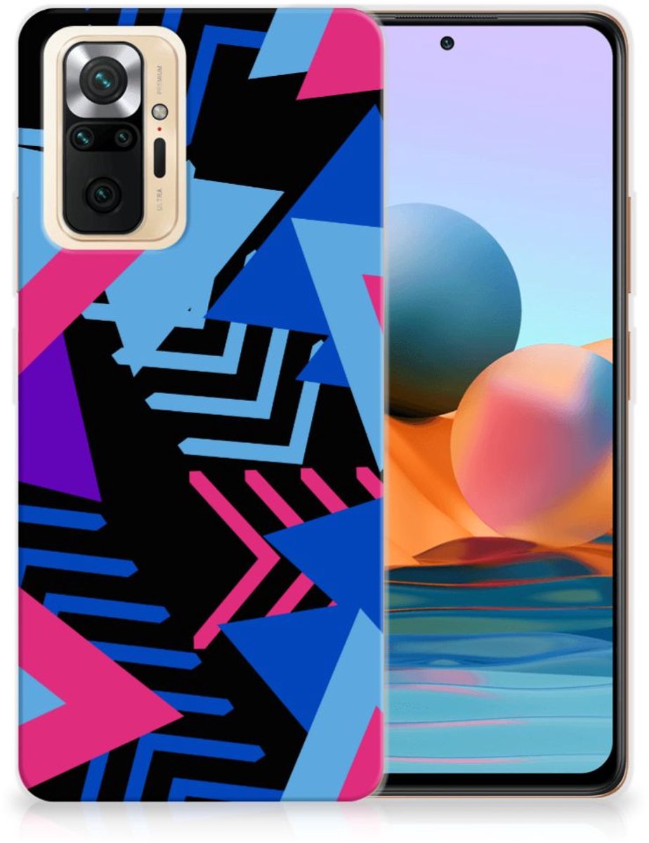 Xiaomi Redmi Note 10 Pro TPU Hoesje Funky Triangle