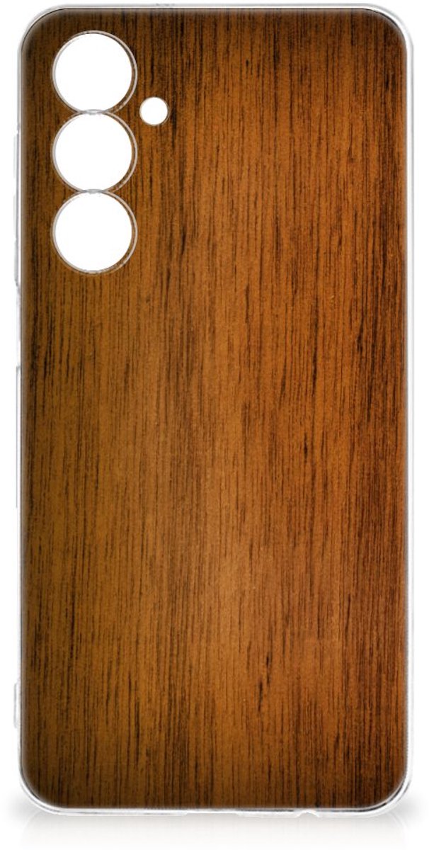 Samsung Galaxy A54 5G Bumper Hoesje Donker Hout