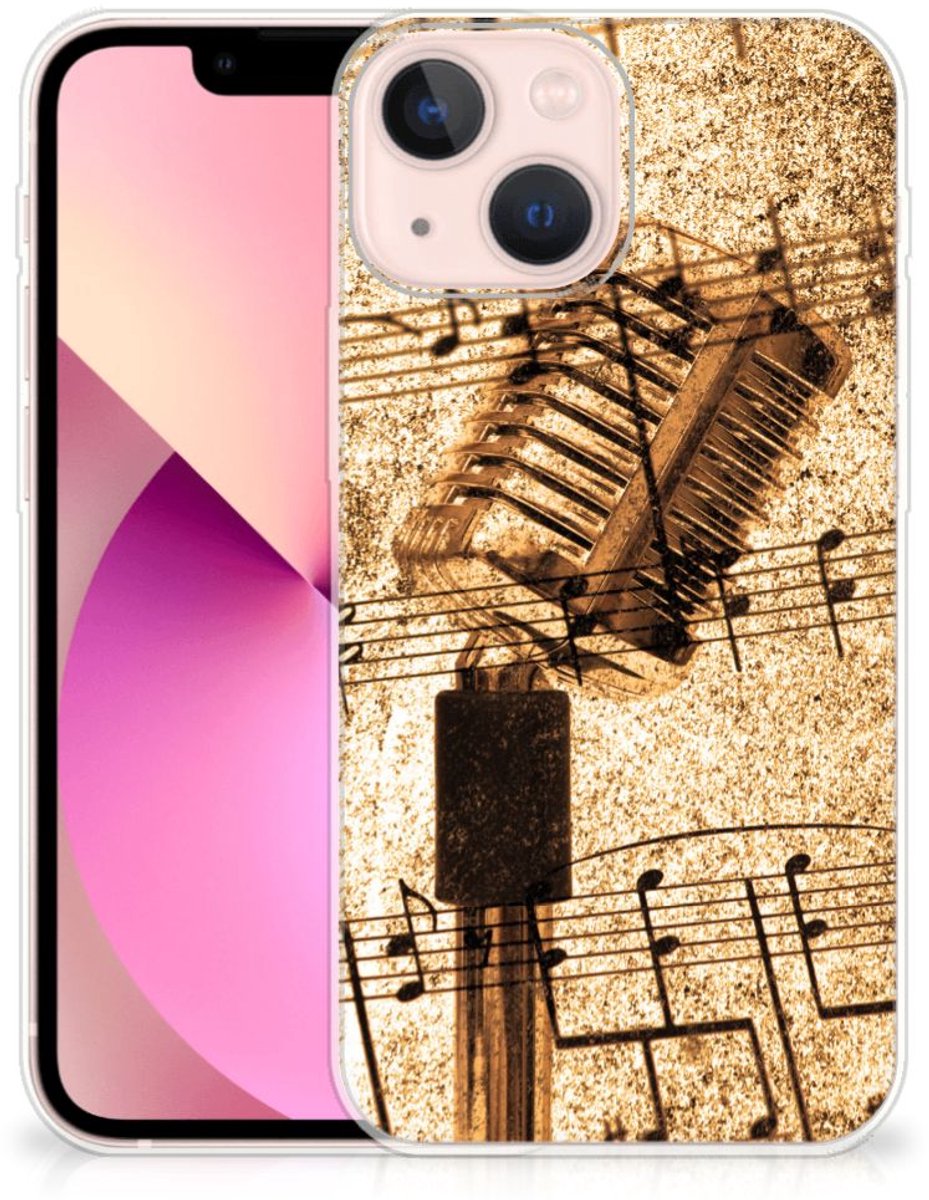 iPhone 13 mini Siliconen Hoesje met foto Bladmuziek