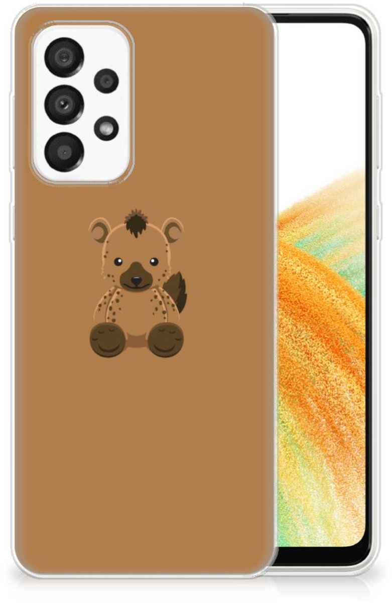 Samsung Galaxy A33 5G Telefoonhoesje met Naam Baby Hyena