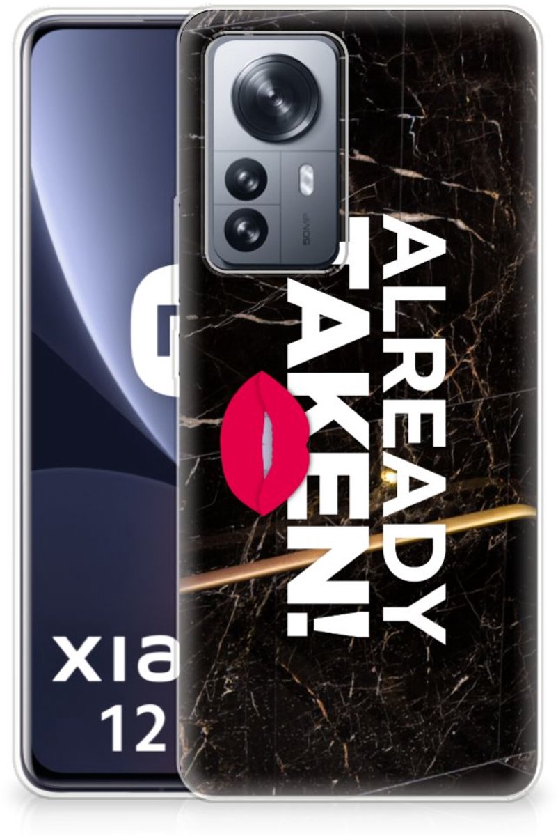 Xiaomi 12 Pro Siliconen hoesje met naam Already Taken Black