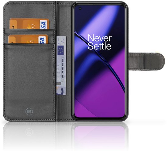 Case Cover pour OnePlus 11 Portefeuille Couleur Panda