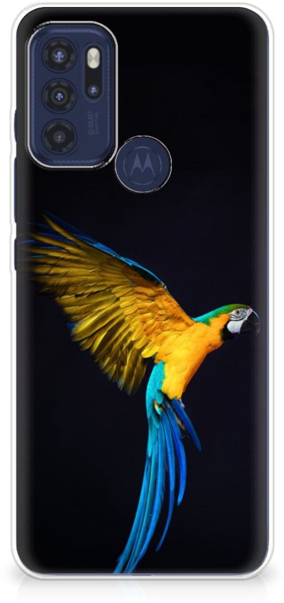 Motorola Moto G60s TPU Hoesje Papegaai