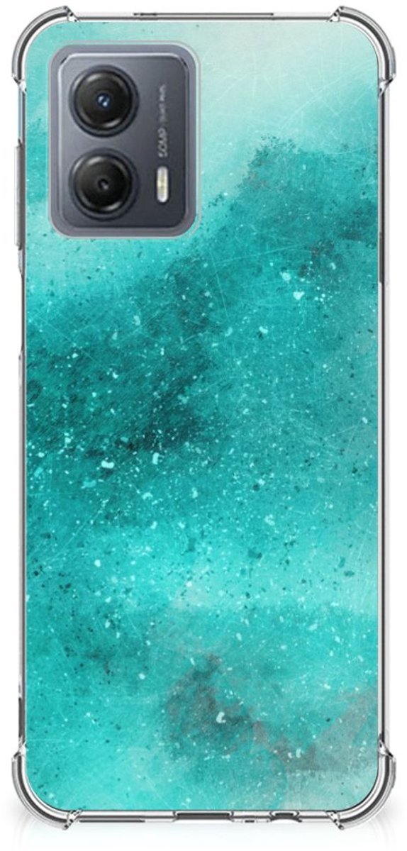 Back Cover Motorola Moto G53 Painting Blue