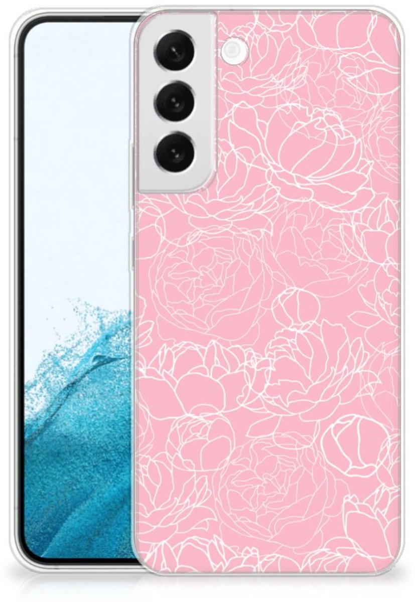 Samsung Galaxy S22 Plus TPU Case White Flowers