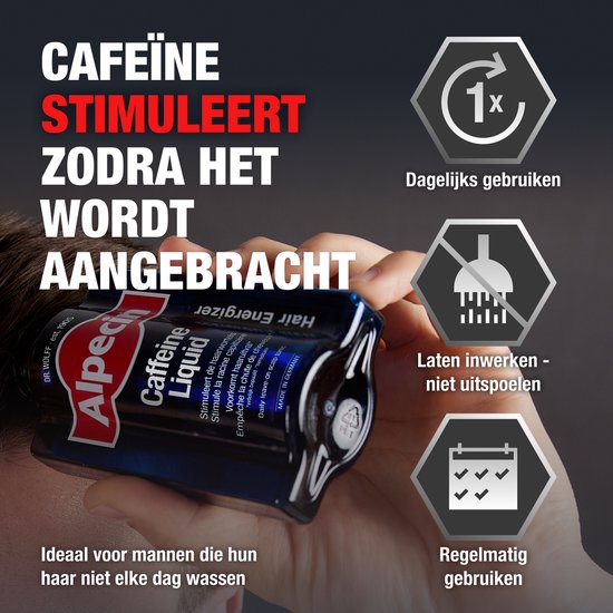 Alpecin Cafeïne Liquid Hair Tonic 2x 200ml | Voorkomt haaruitval en ondersteunt de haargroei | Voor alle haar en hoofdhuid types