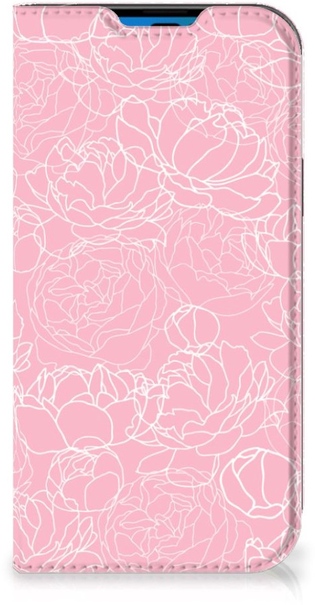iPhone 14 Pro Smart Cover White Flowers