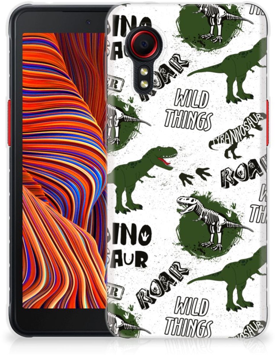 TPU Hoesje voor Samsung Galaxy Xcover 5 Dinosaurus