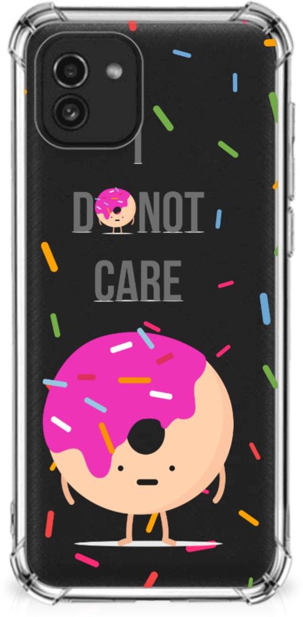 Samsung Galaxy A03 Beschermhoes Donut Roze