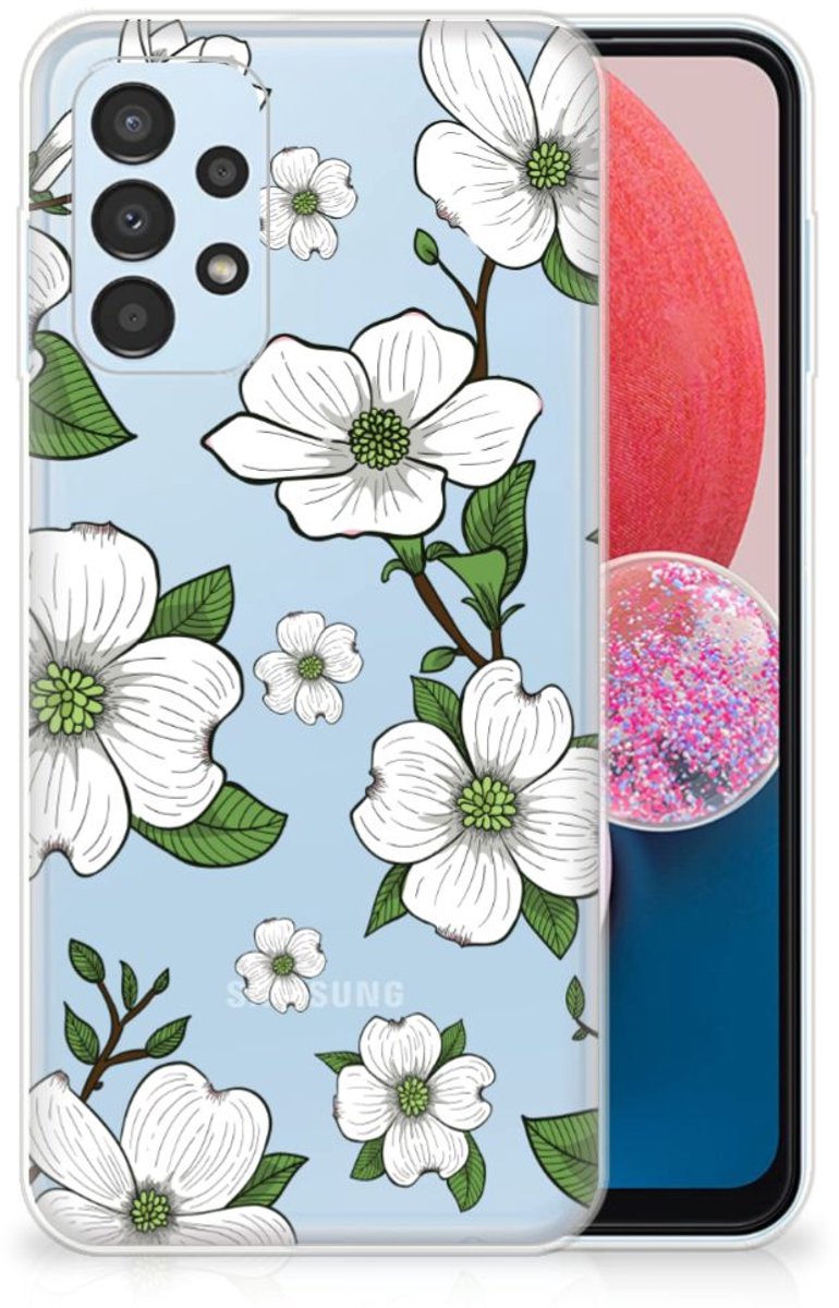 Samsung Galaxy A13 4G TPU Case Dogwood Flowers