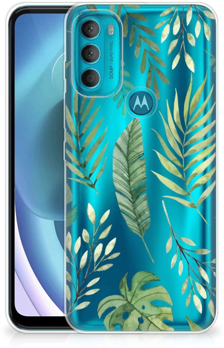 Motorola Moto G71 5G TPU Case Leaves