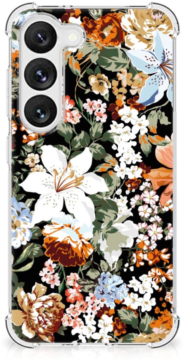 Case voor Samsung Galaxy S23 Dark Flowers