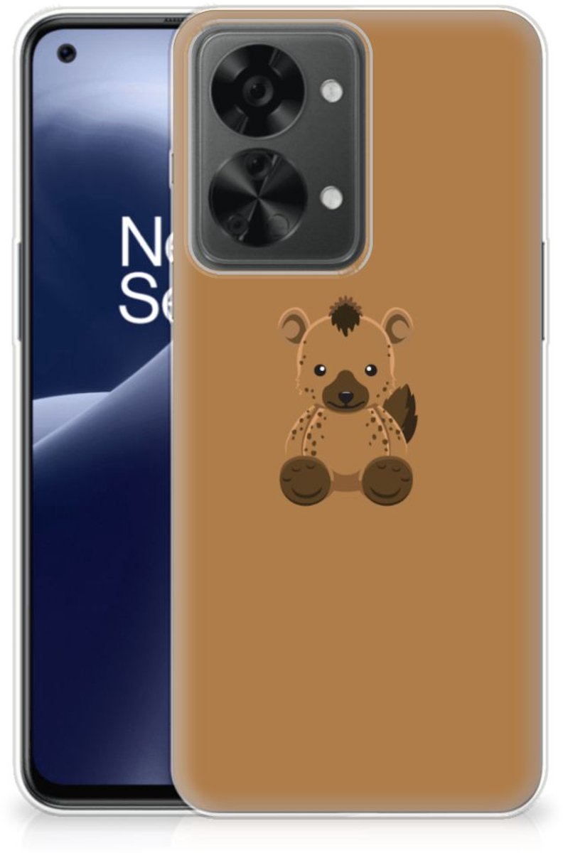 OnePlus Nord 2T Telefoonhoesje met Naam Baby Hyena