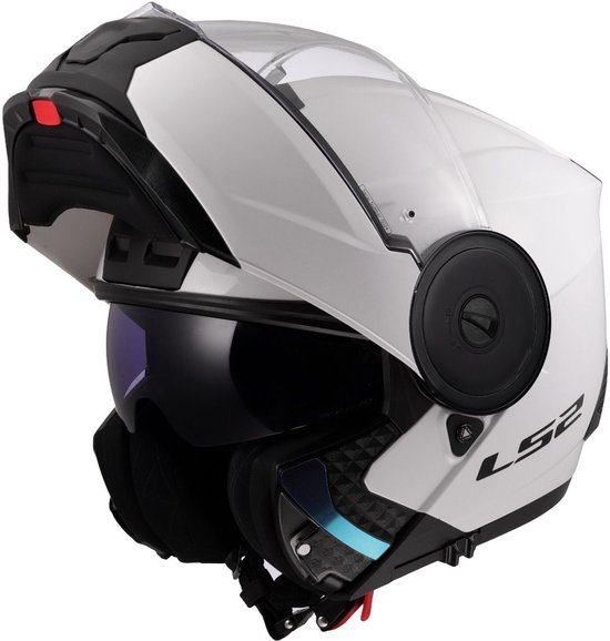 Casque système LS2 FF902 Scope II blanc brillant uni XL
