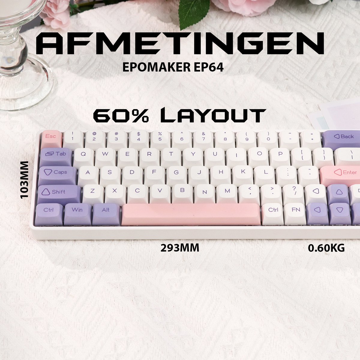 EPOMAKER EP64 - Mechanisch Draadloos Toetsenbord thumbnail 6