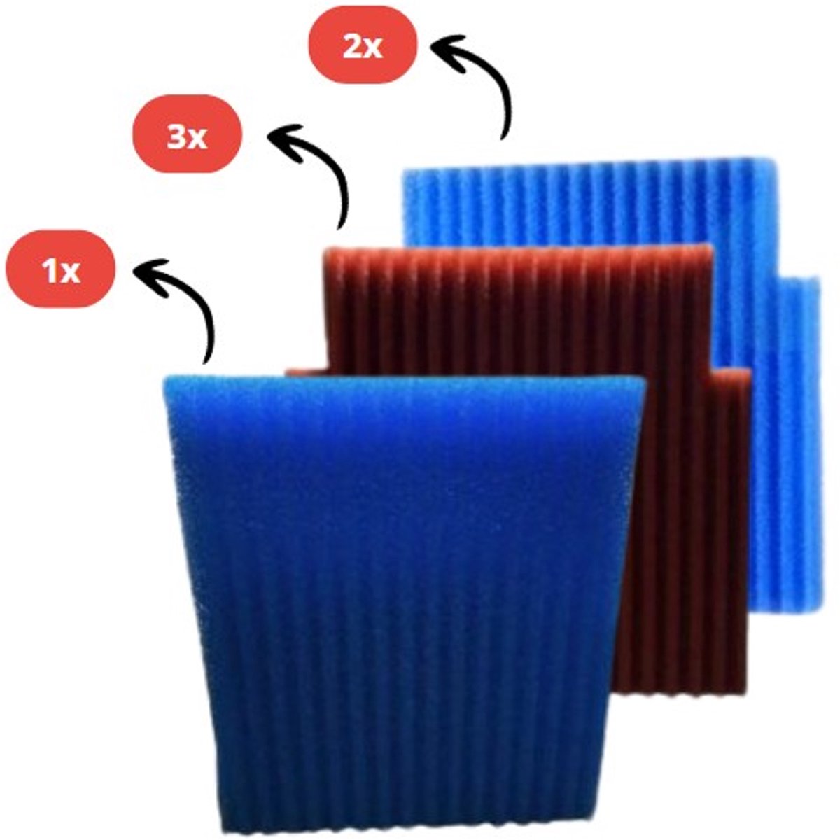 Geschikt voor Oase ProfiClear M3 (set) - Filtermaterialen