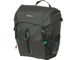 Basil Discovery Enkele fietstas - 9 Liter - Incl. regenhoes - Zwart