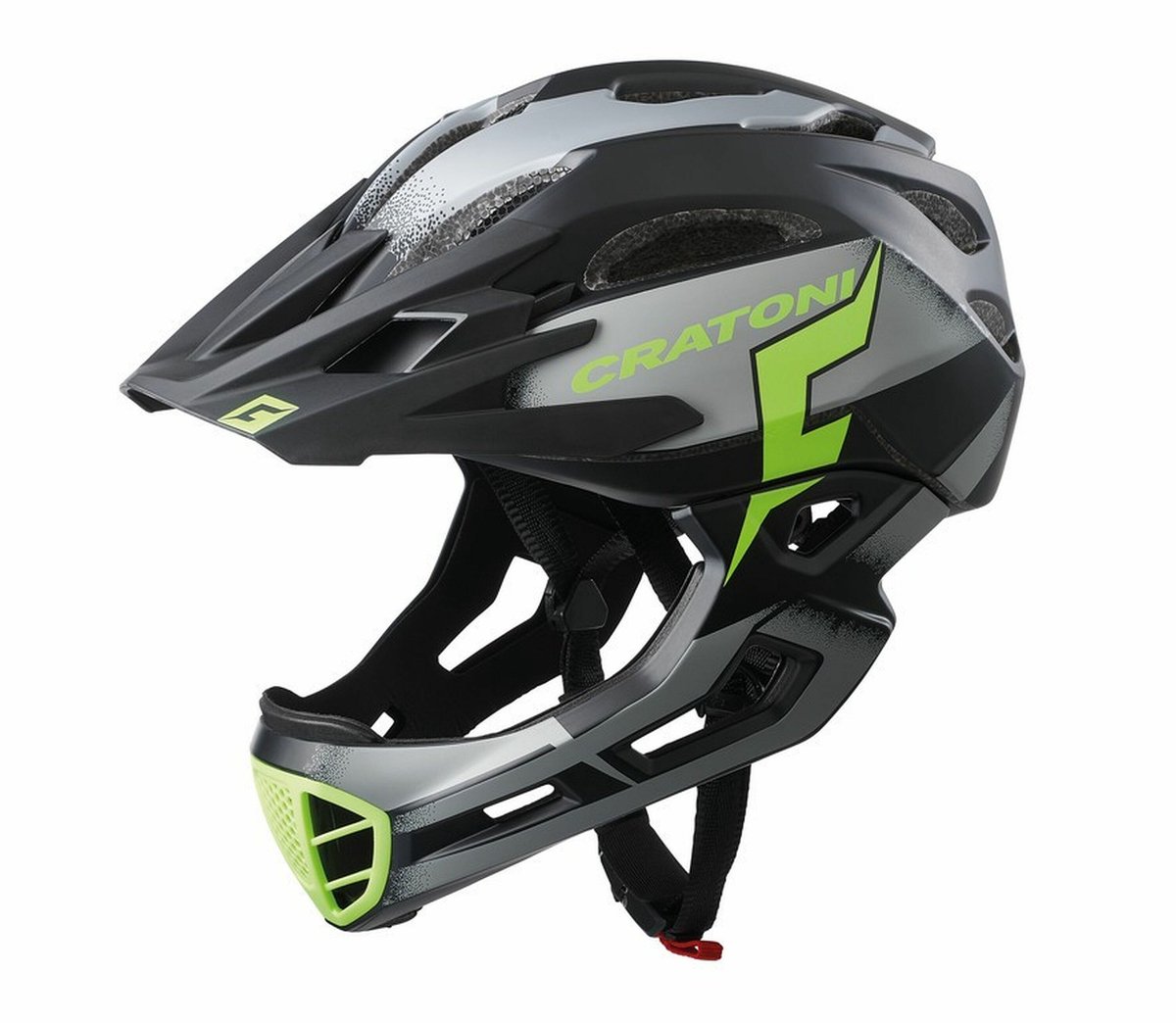 Helm Cratoni C-Maniac Pro black-lime matt M-L