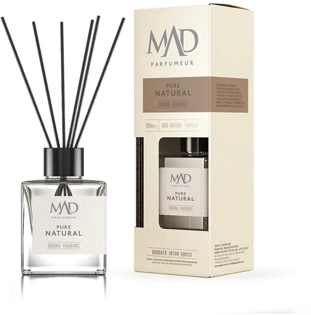 Mad Parfumeur Pure Natural - Interieur geur - 120 ML