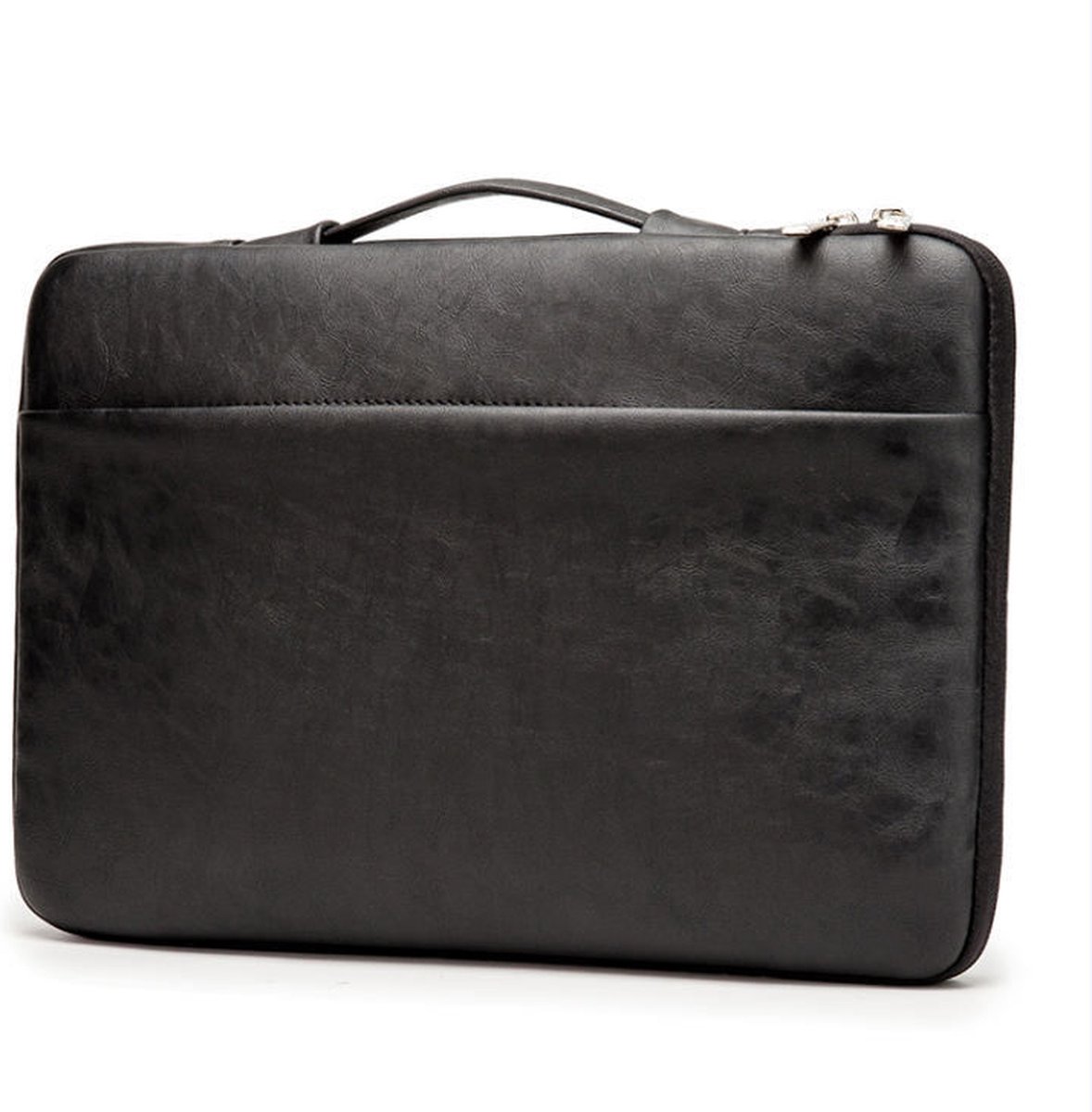 Lopoleis® Leren Laptoptas 13.3 inch – Zwart – Luxe Laptophoes – Laptop sleeve – Geschikt voor Macbook Air & Pro – PU leer