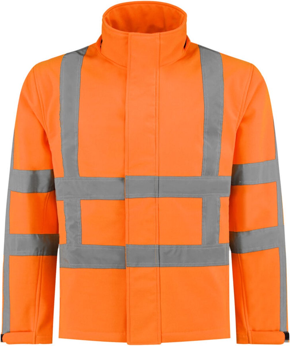 RWS Softshell jas high-visibility oranje
