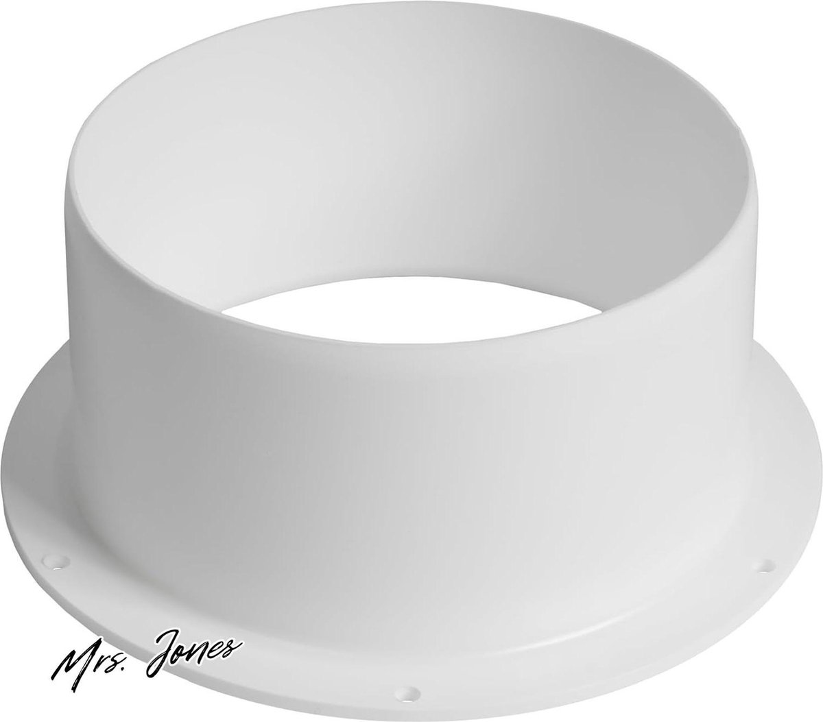 Mrs. Jones 125 cm buisverbinder flens kunststof rechte buisflens verwarming koeling ventilatiesysteem 125 mm .