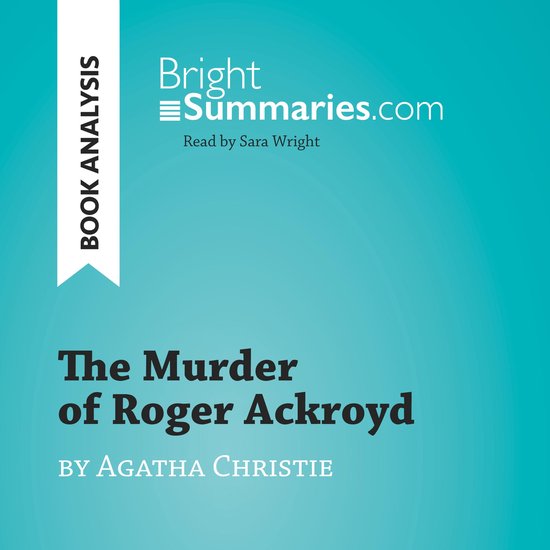 The Murder of Roger Ackroyd by Agatha Christie (Book Analysi ... - cover