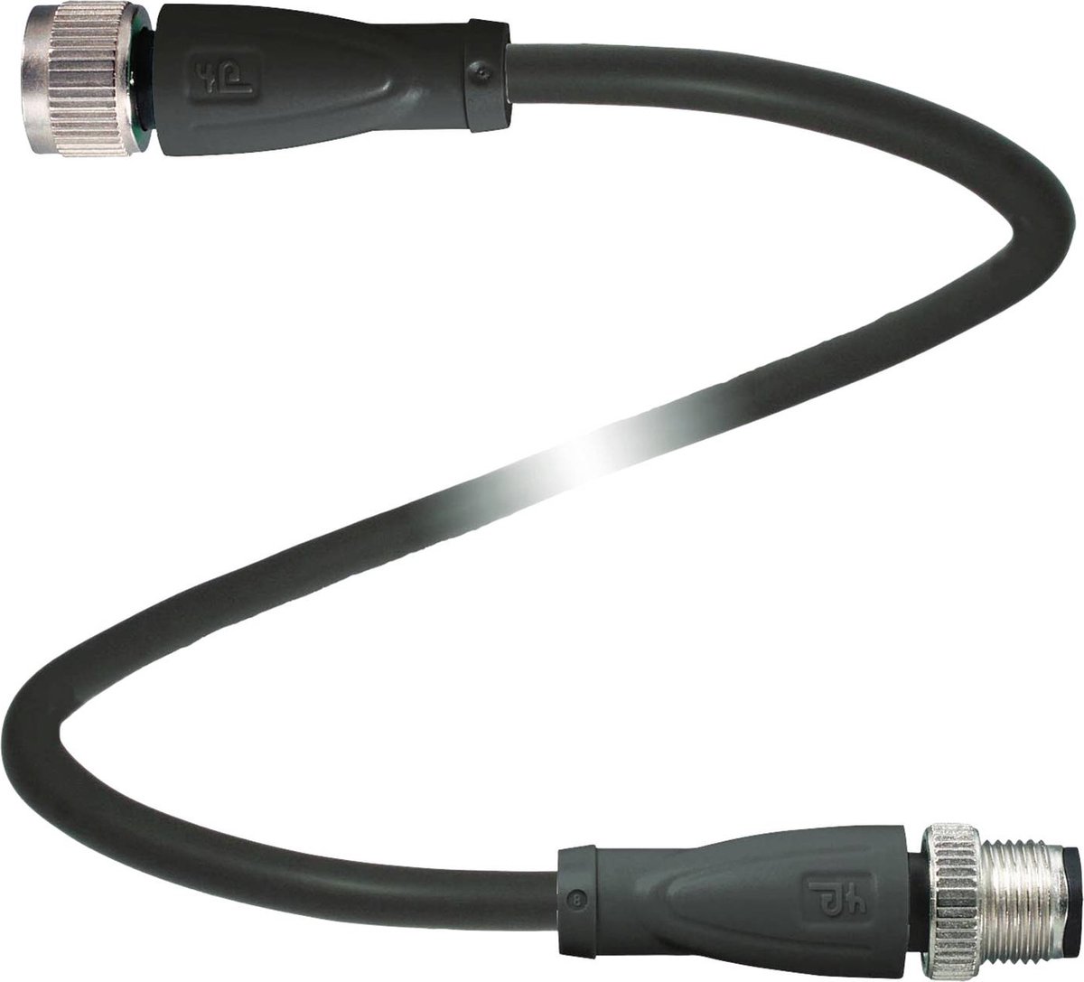 Pepperl+Fuchs 240775-0047 Sensor/actuator connector, geassembleerd Aantal polen (sensoren): 8, 8 10 m 1 stuk(s)