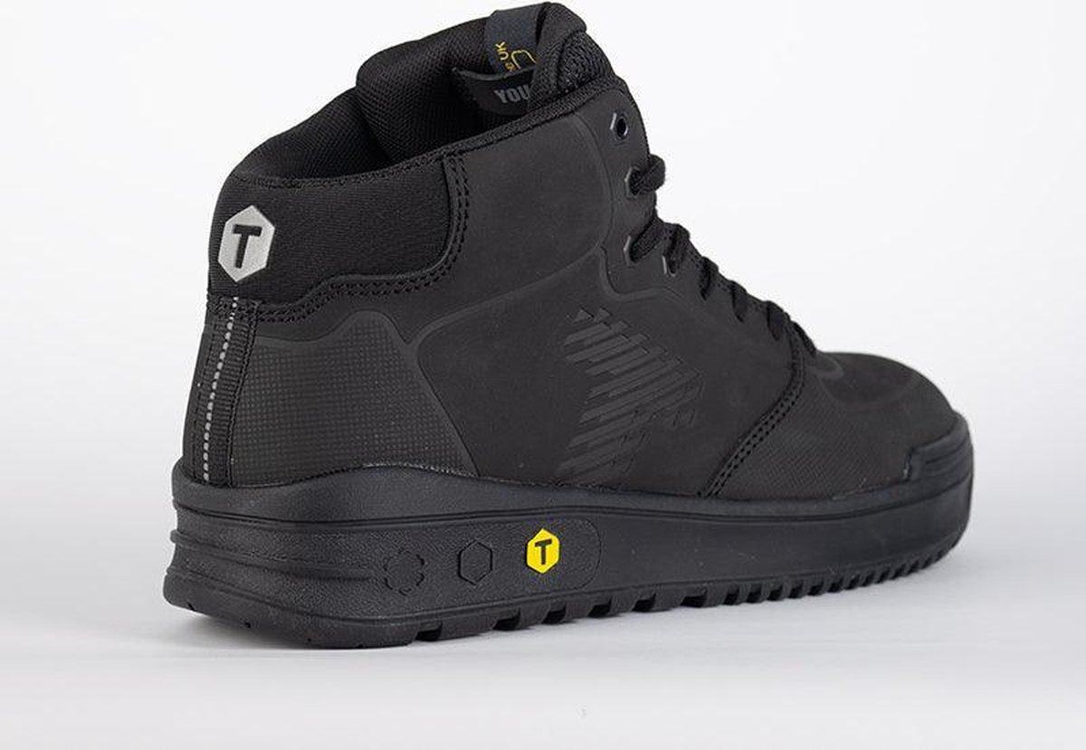 Totectors werkschoenen S1P Denton Hoog Zwart